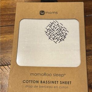mamaRoo Sleep Cotton Bassinet Sheet - White